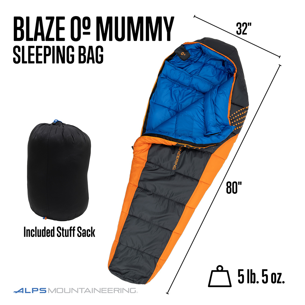Alps mountaineering Blaze 0 Schlafsack – Bild 4
