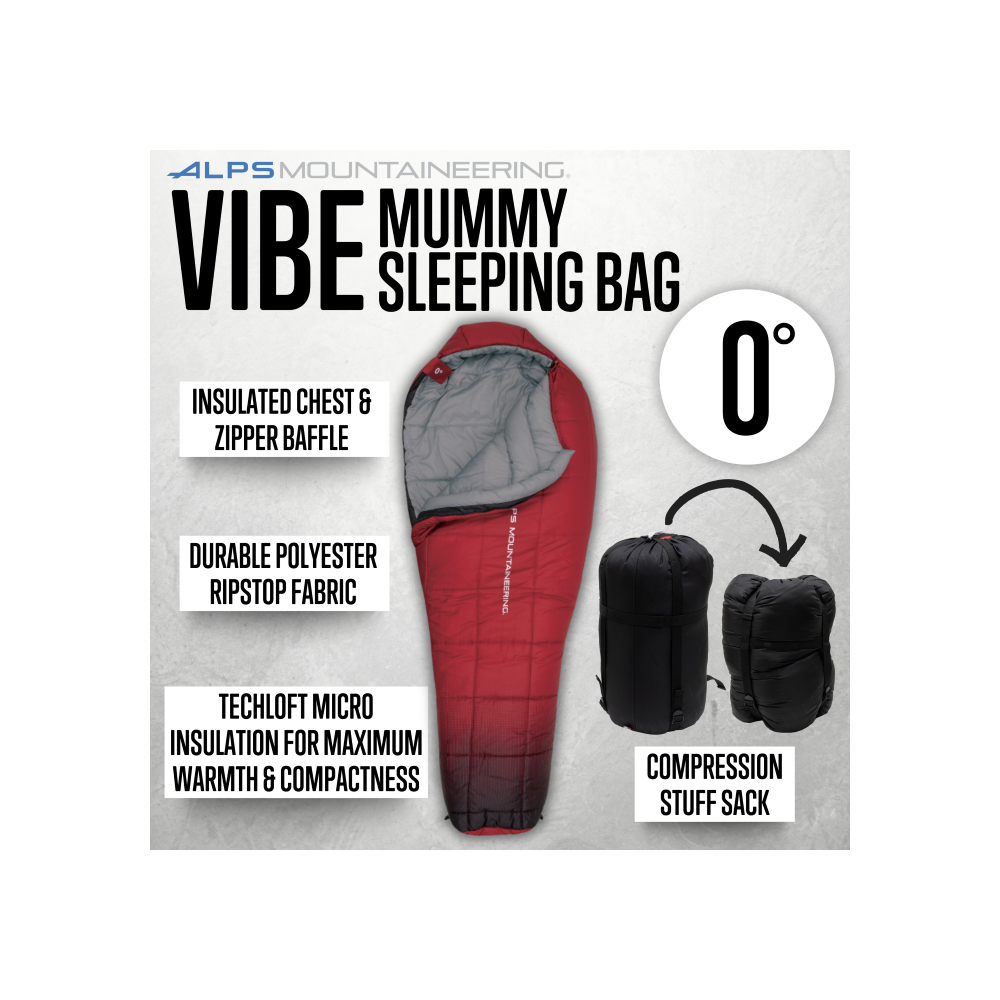 Alps mountaineering vibe sovsäck 20 och 0 grader - Bild 5