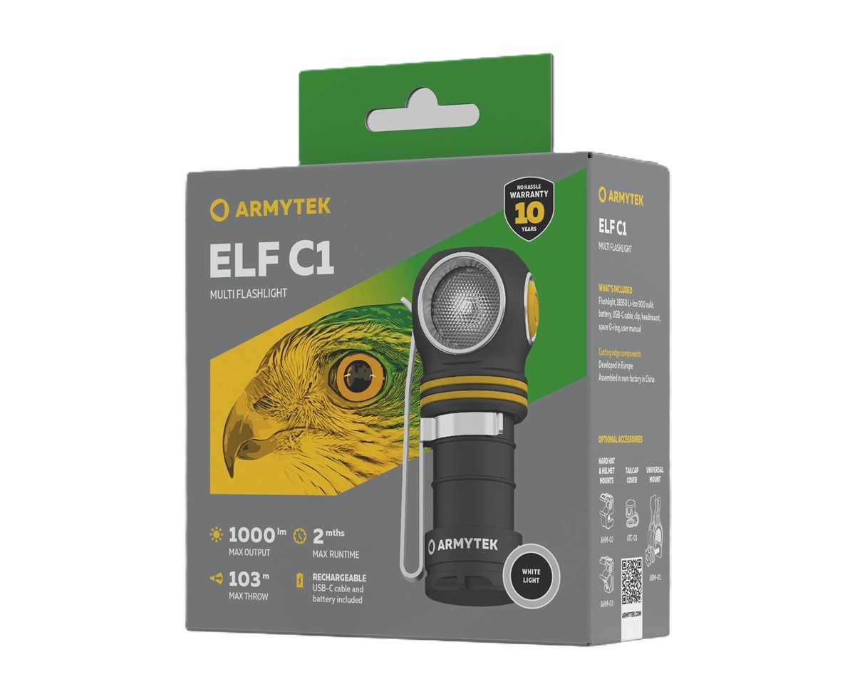 Armytek armytek elf C1 USB-c Vit - Bild 4