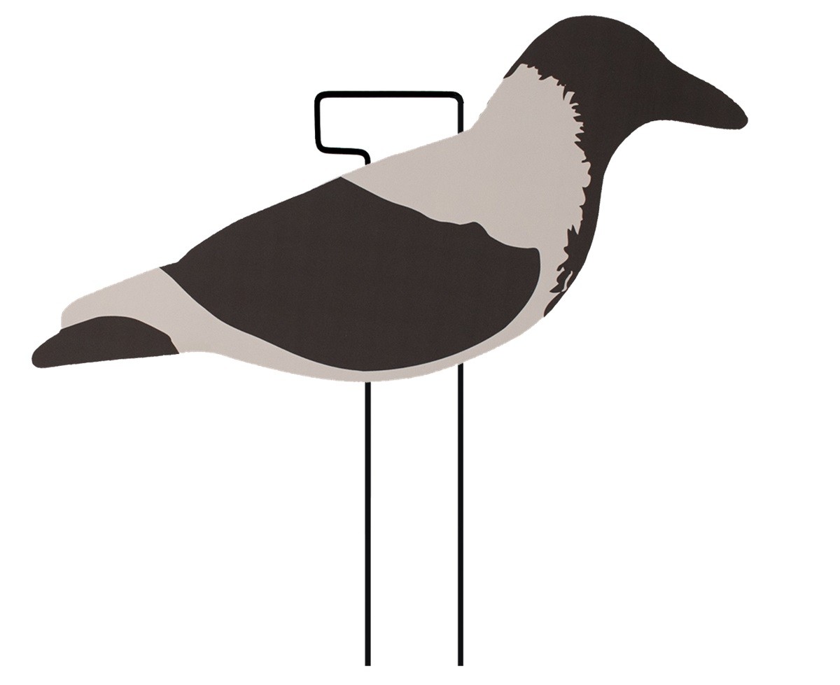 Final Approach Last Pass Crow Silhouette Flocked