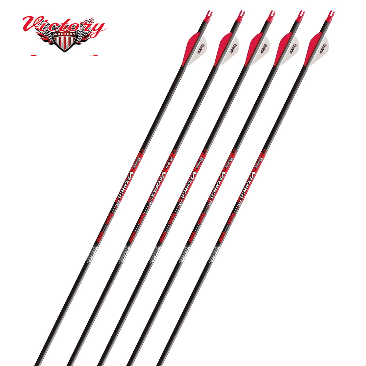 45/60 2" Vanes- 6 pack- Cut to length FREE! Arrows Victory V-Force Sport 400 