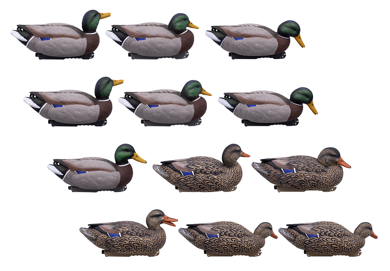 12 Pack Final Approach HD Greenwing Teal Floaters